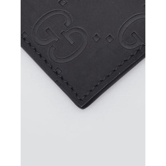 Gucci Black GG Rubber Effect Card Holder - Picture 3 of 5